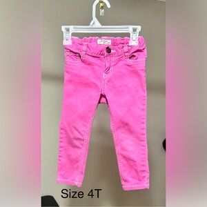 OshKosh B'gosh Vibrant Pink Kids Jeans